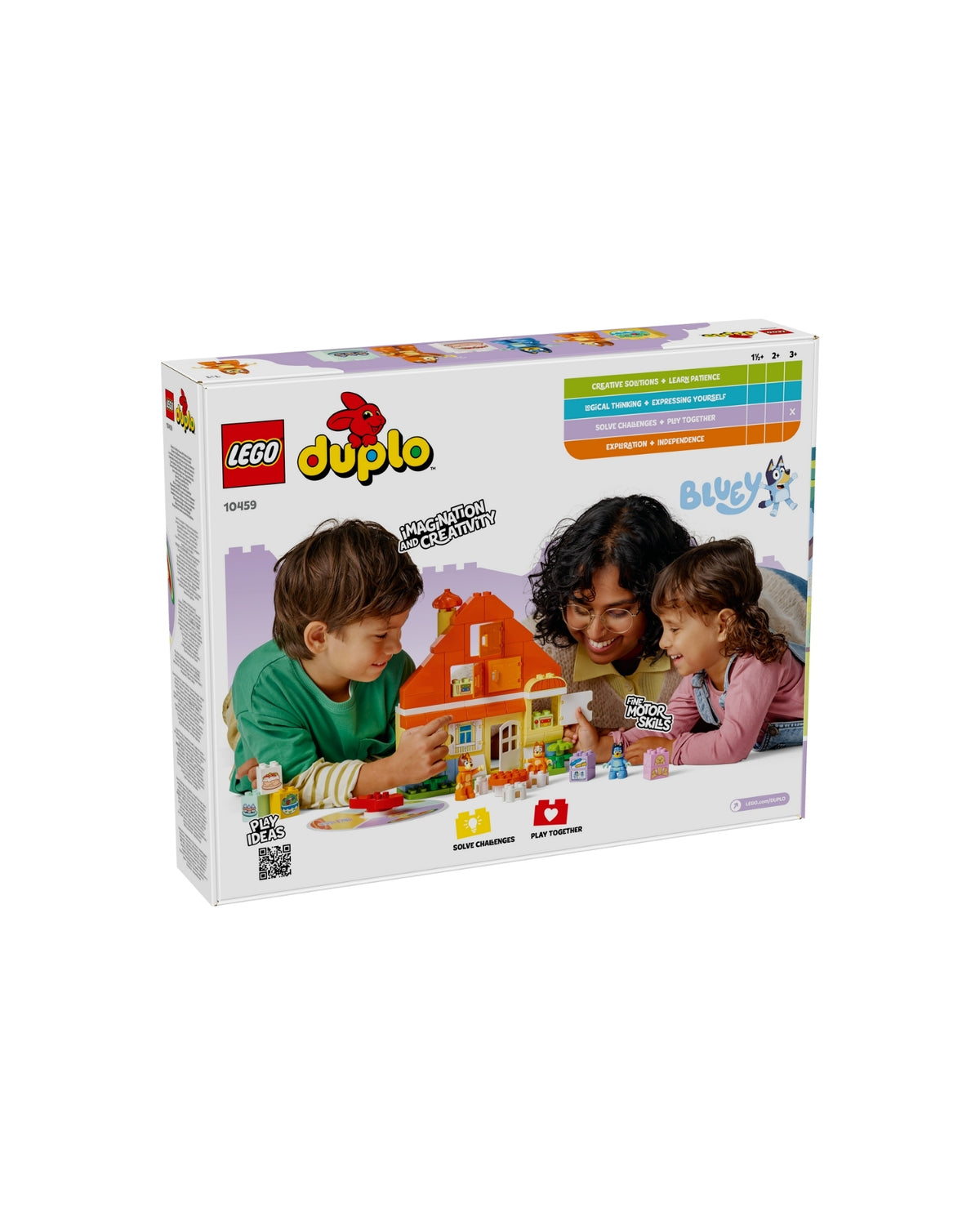 LEGO 10459 Blueys families hus med huskespil - Duplo Bluey