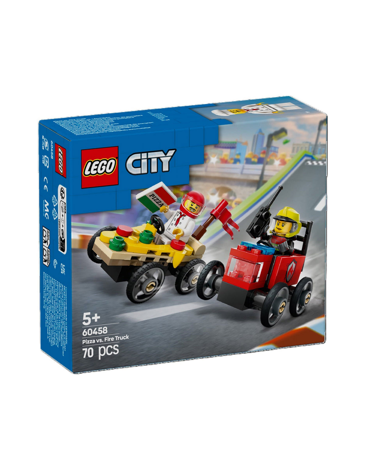 LEGO 60458 Racerbilpakke – pizzabil mod brandbil - LEGO City