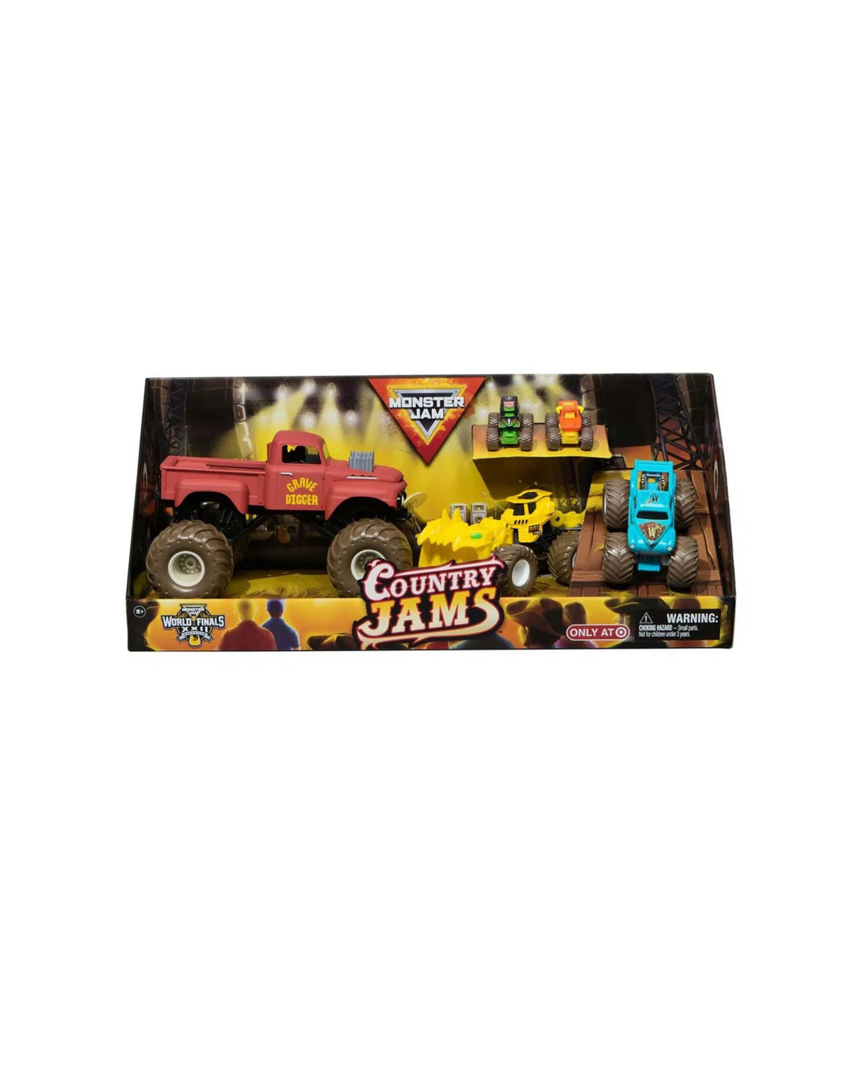 Monster Jam multi Scale Country Jam 5 pack