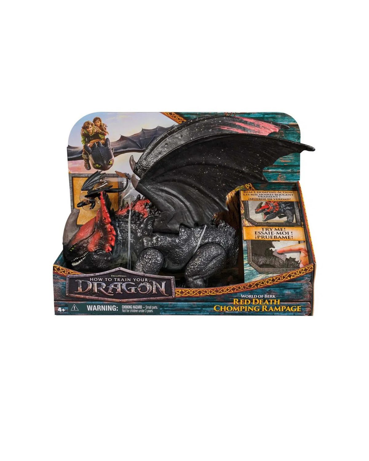 Dragons Movie Red Death Chomping Rampage
