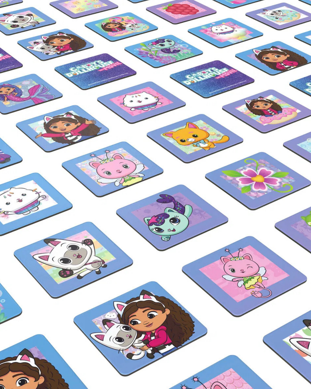 Gabby's Movie Memo Game with 72 Cards