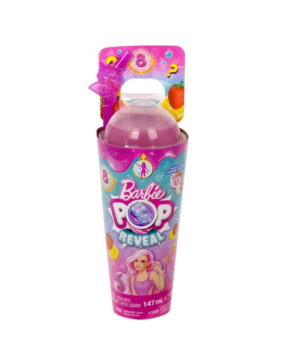Barbie Pop Reveal Juicy Fruits Strawberry Lemonade
