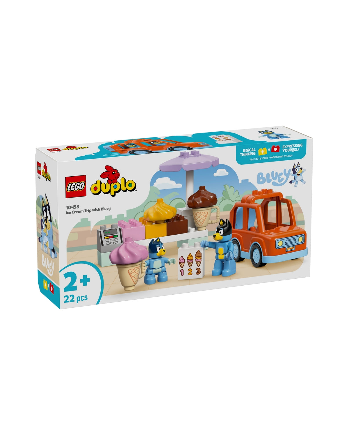 LEGO 10458 Ice Cream Trip with Bluey - Duplo Bluey