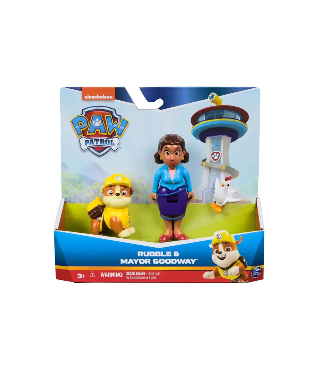 Paw Patrol Hero Pup Characters - Rubble & Mayor Goodway