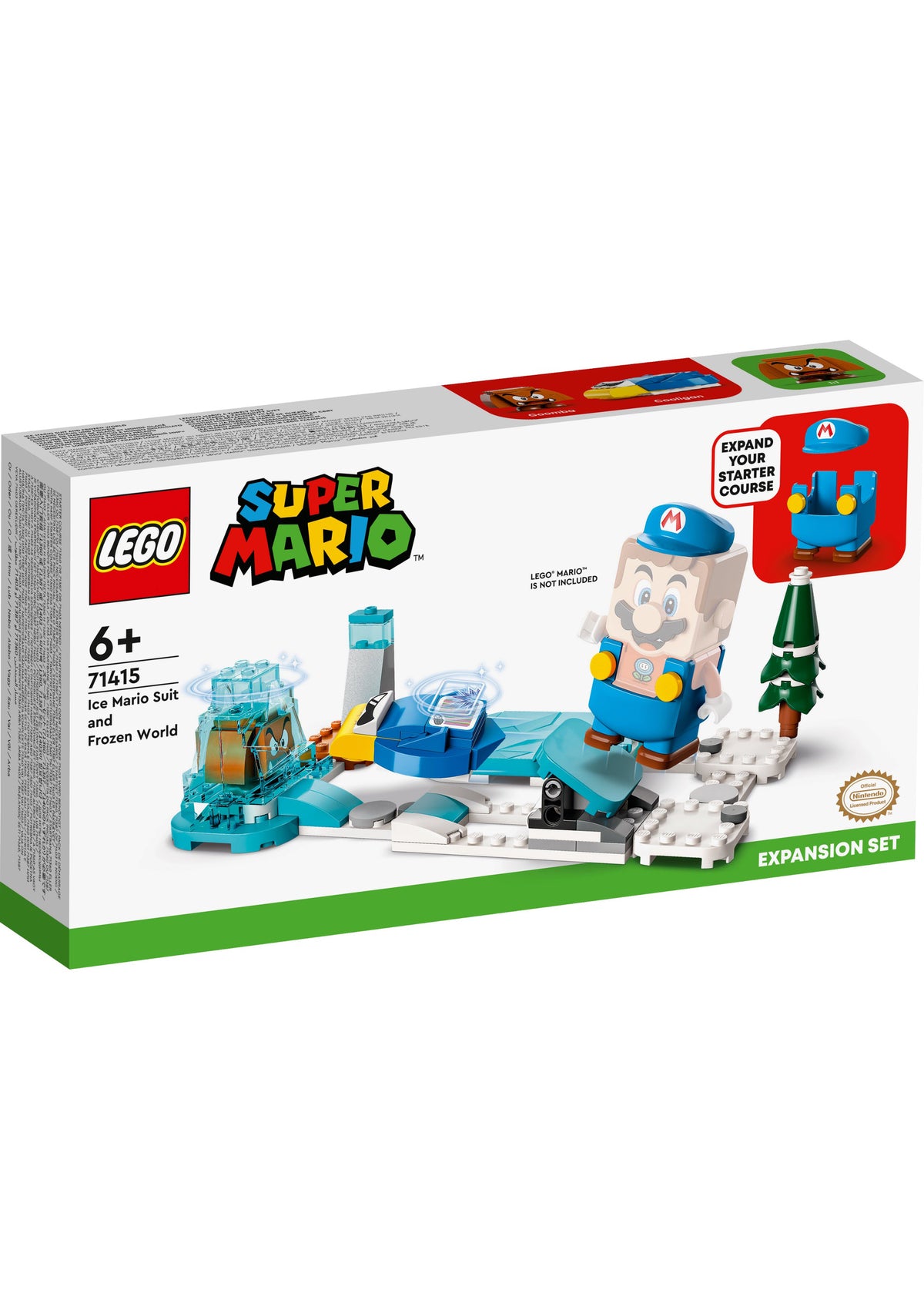 LEGO 71415 Super Mario Is-Mario-dragt og Frozen World – udvidelsessæt - LEGO Super Mario
