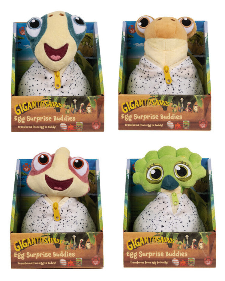 Gigantosaurus Transforming Hatching Plush Doll 17 cm - 4 variants