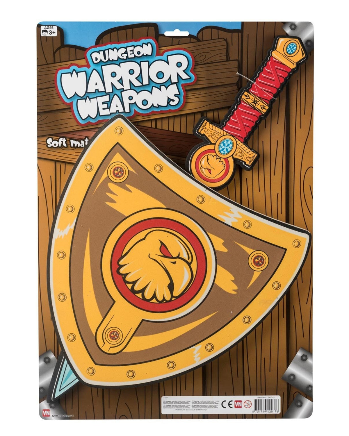 Knight sword and shield
