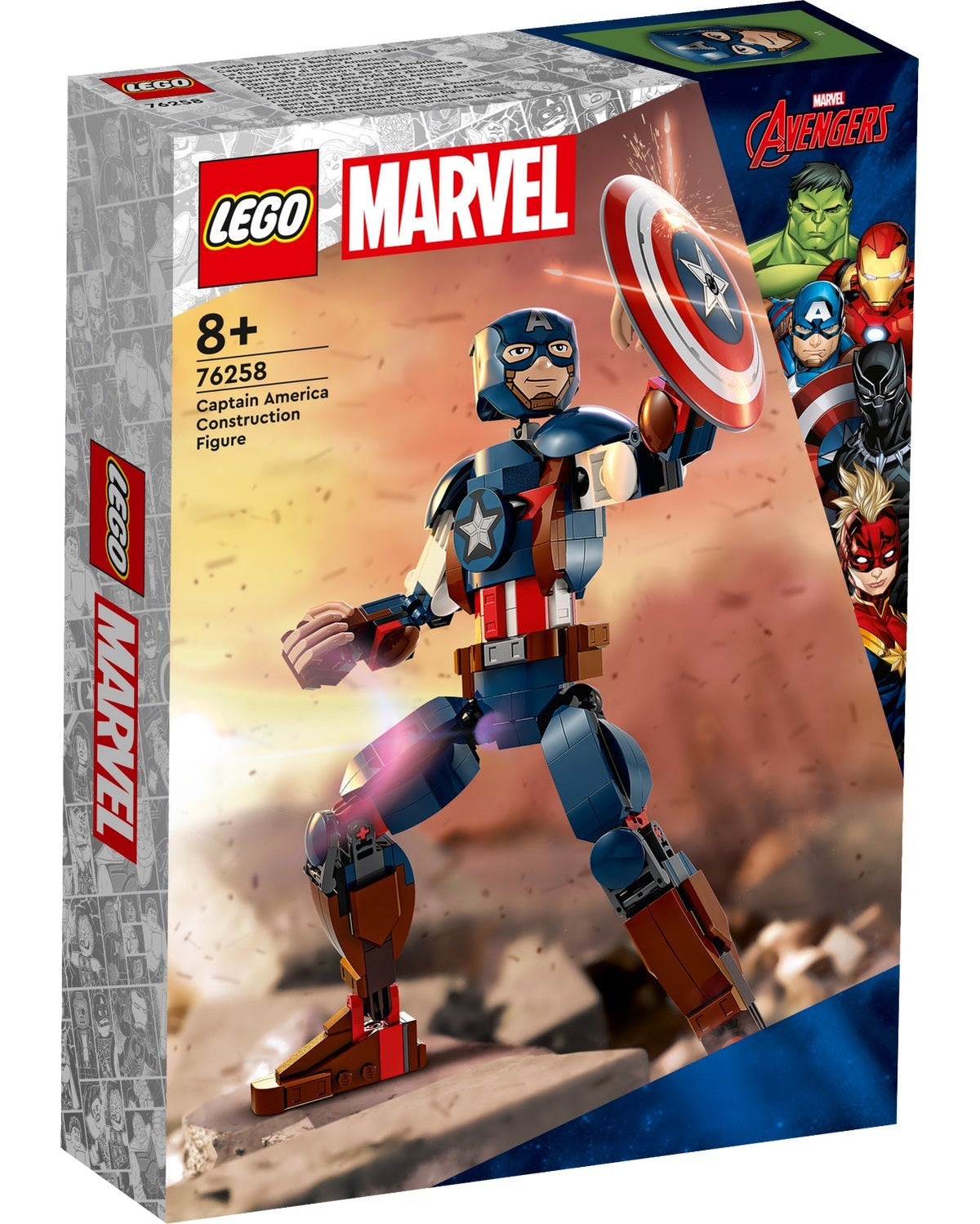 LEGO 76528 Byg selv-figur af Captain America - LEGO Marvel