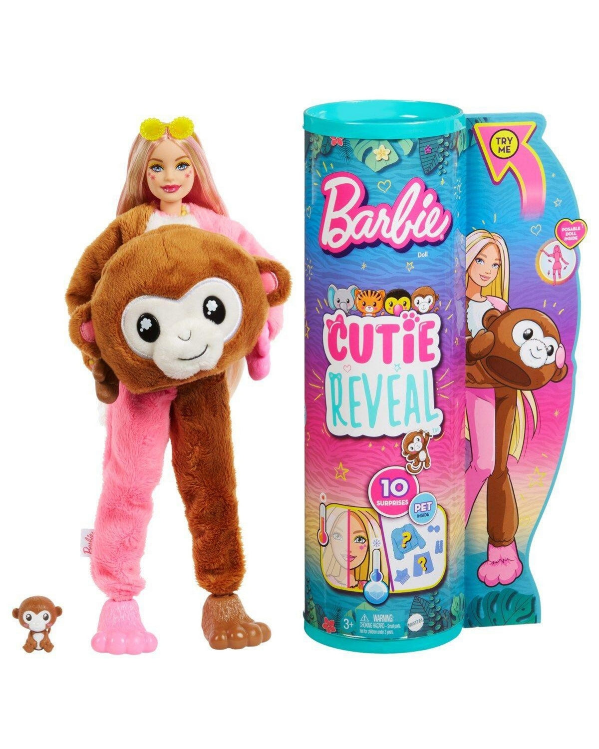 Barbie Cutie Reveal Barbie Jungle