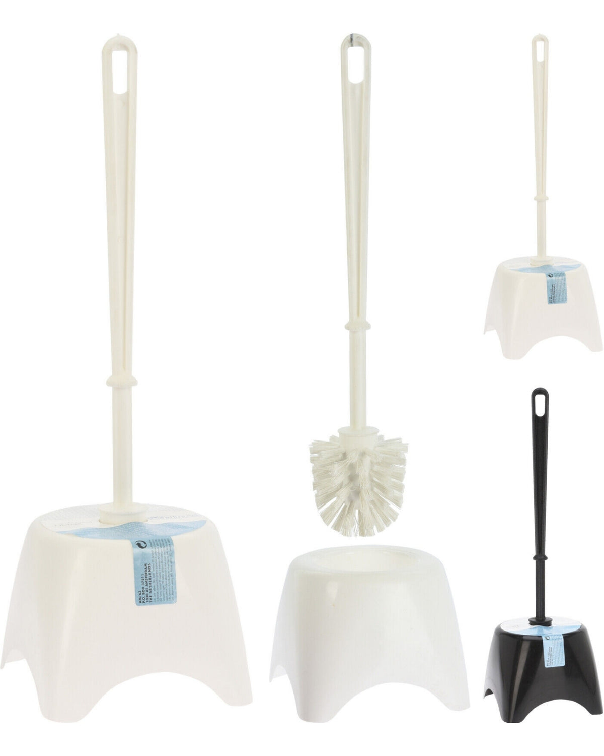 Toilet brush with holder 1pc