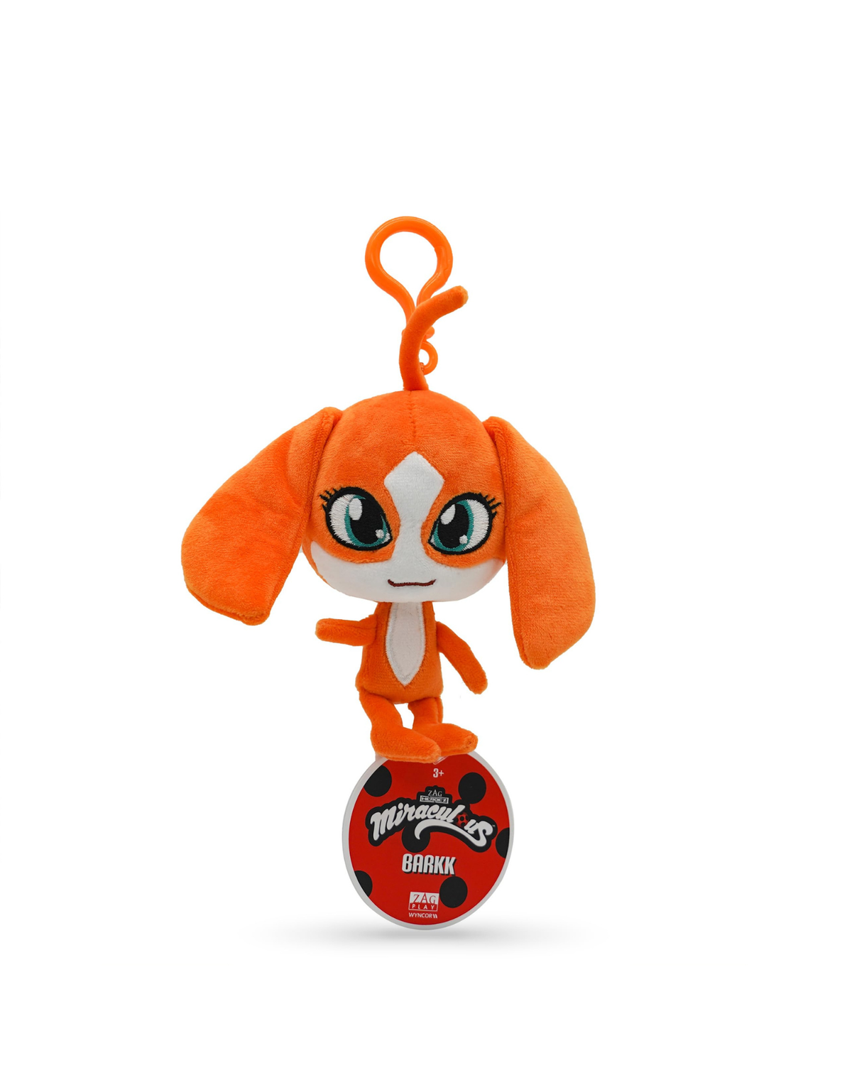 Miraculous Kwami Plush 12 cm - Barkk. Orange