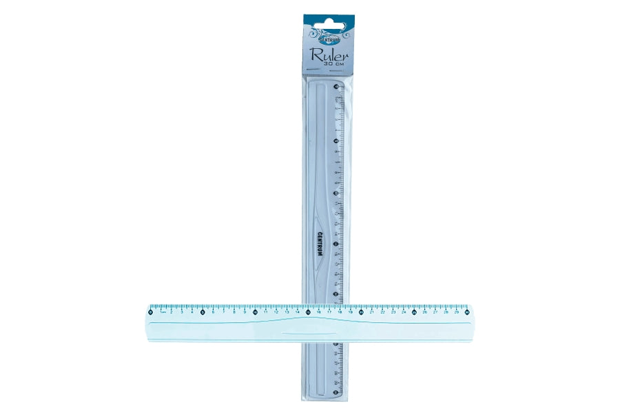 Lineal 30cm Transparent