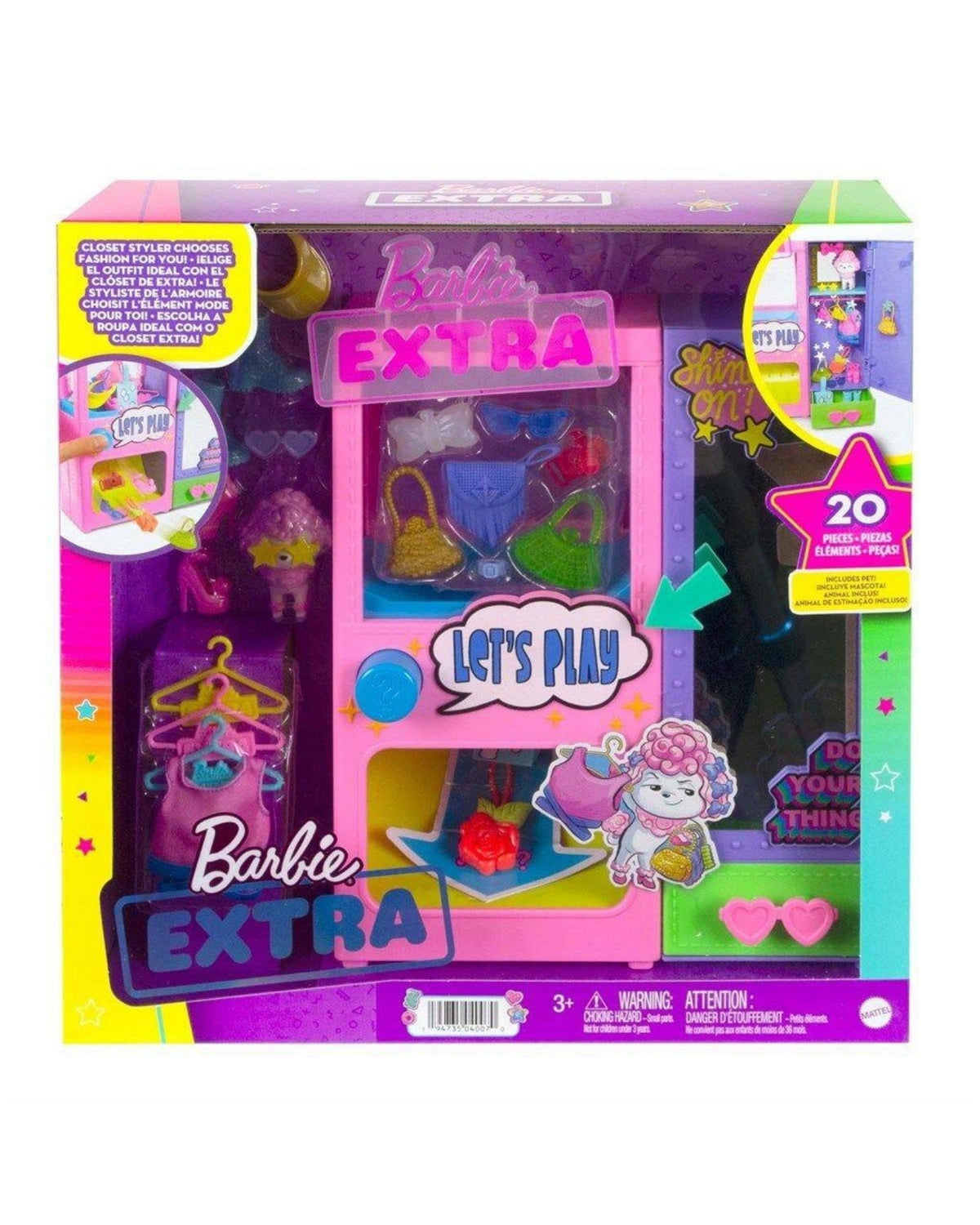 Barbie Extra Fashion Vending Machine Playset