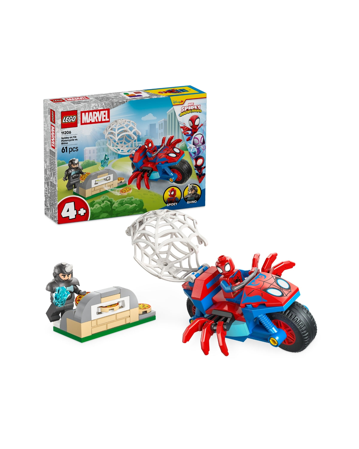 LEGO 11206 Spidey på sin motorcykel mod Rhino - LEGO Spidey 11206