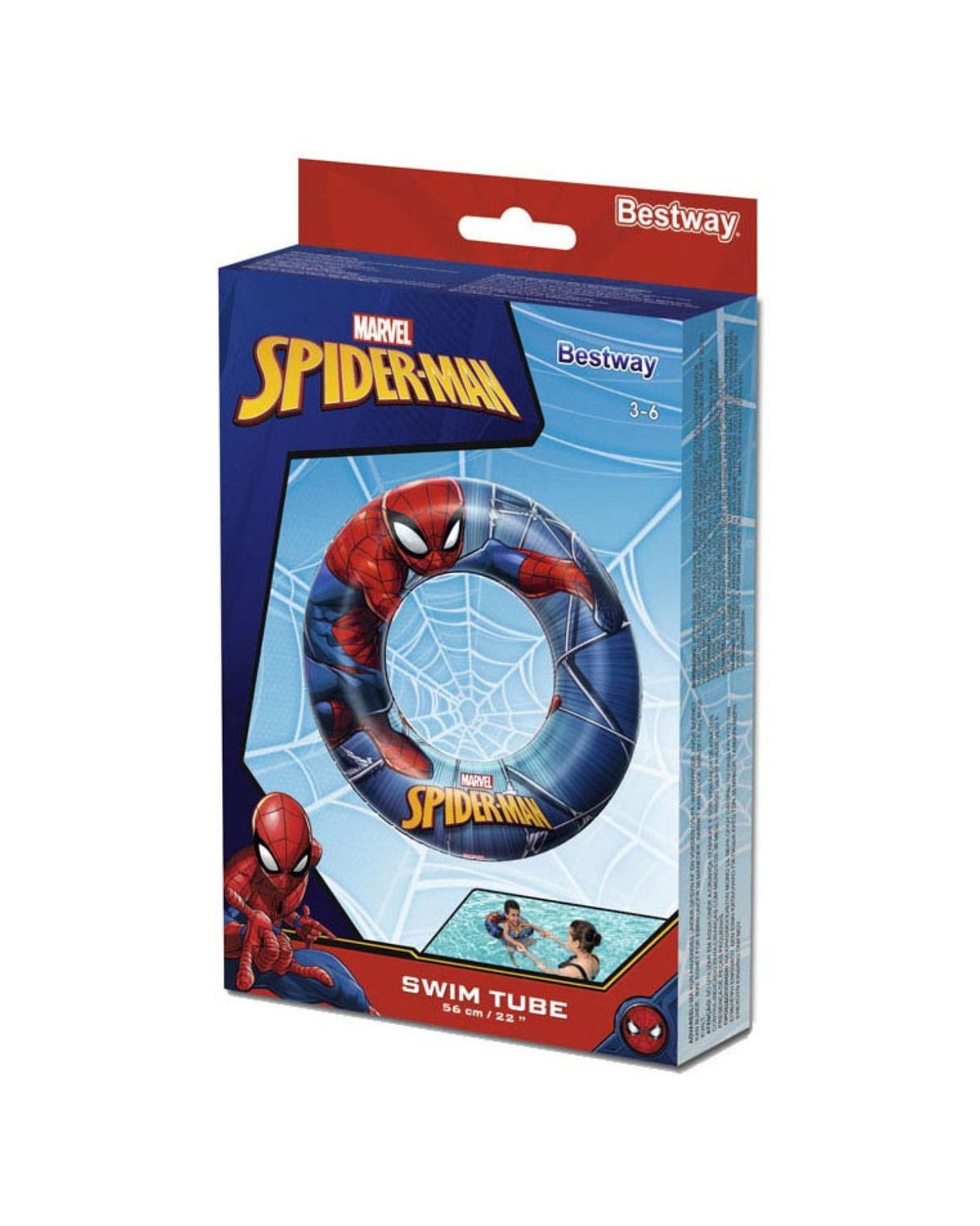 Spiderman Badering 56 cm – 3-6 år