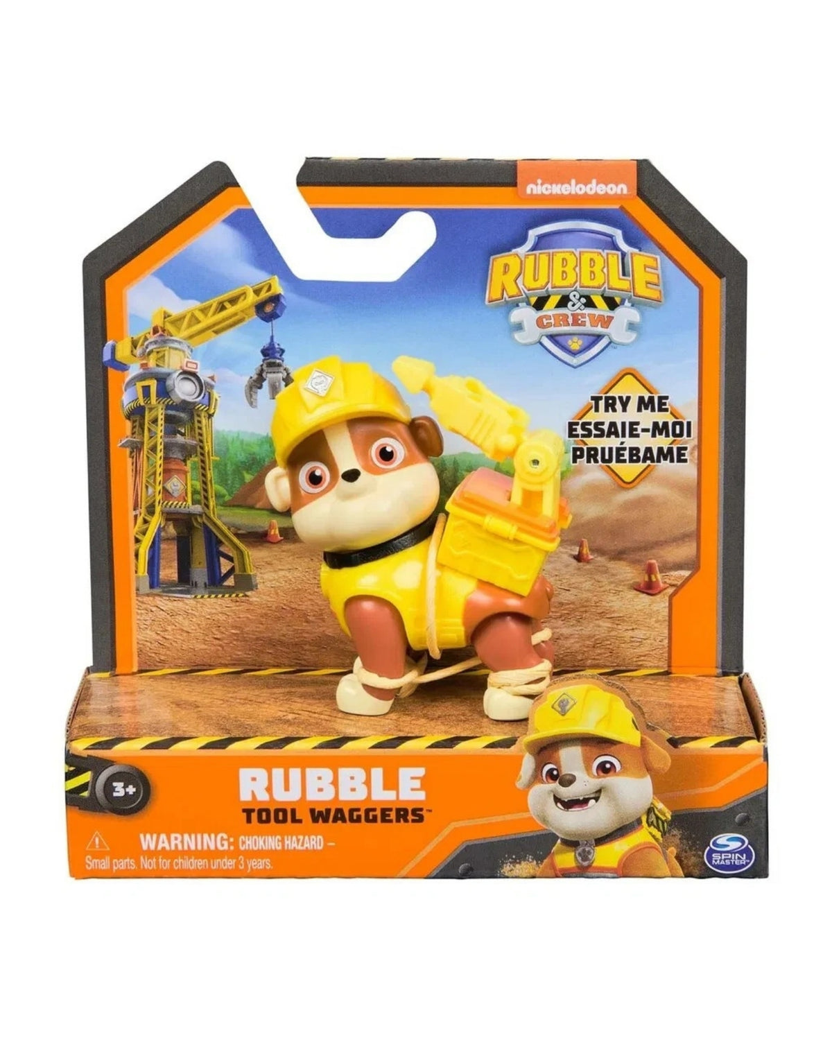 PAW Patrol Rubble & Crew Construction Action Pup - Rubble