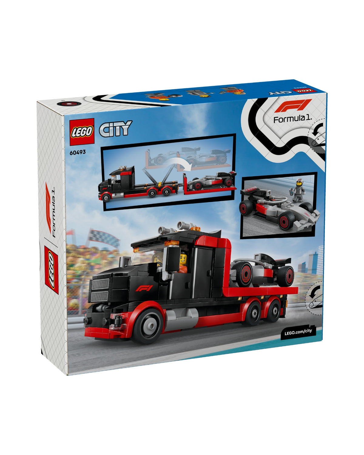 LEGO 60493 F1®-udstillingstruck med Audi F1®-racerbil - LEGO City 60493