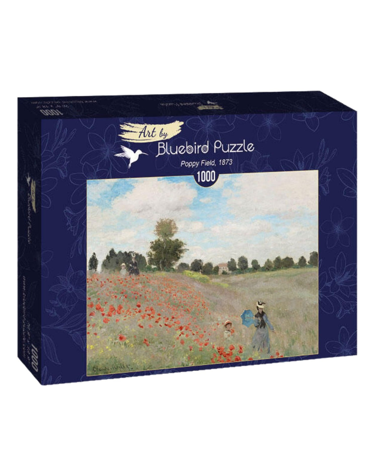 Claude Monet - Poppy Field- 1873 - 1.000 Brikker