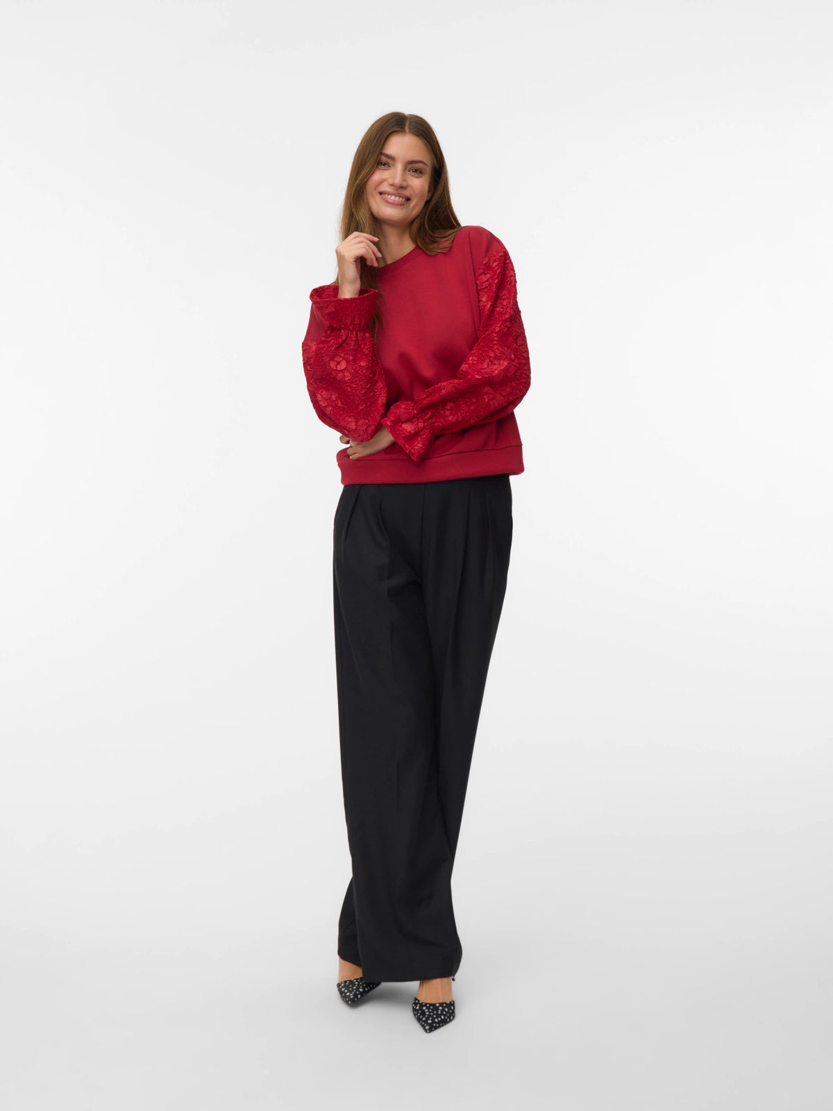Vero Moda Karanda Red Sweatshirt - 10347060