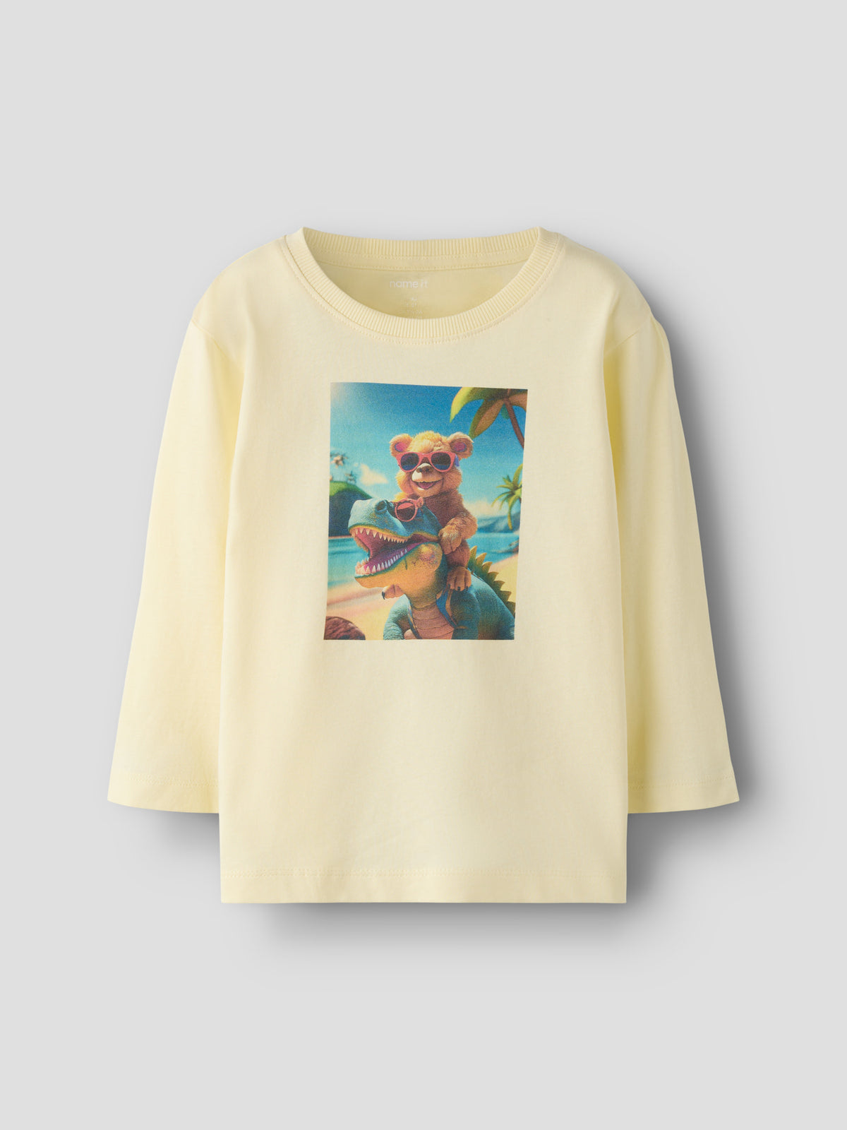 Pear sorbet dino Name it - Langærmet T-shirt - 13238400