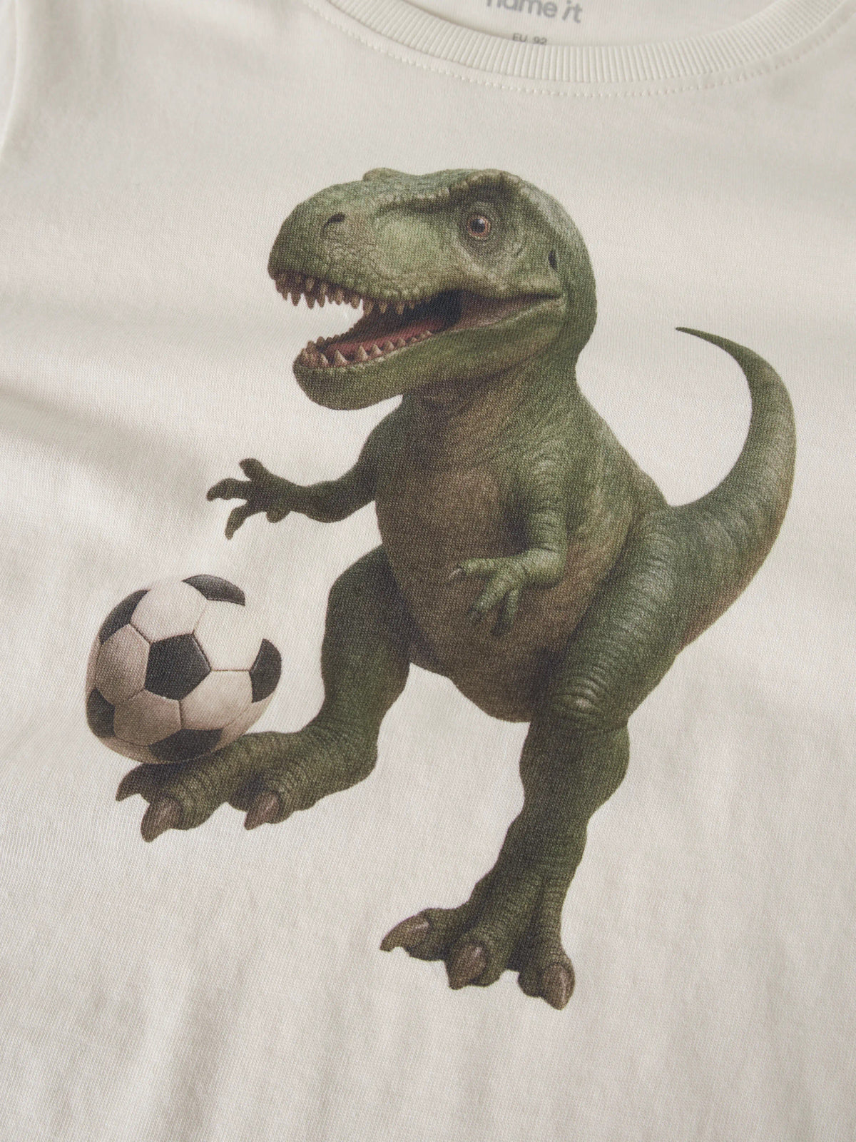 Antique White Dino Football Bluse fra Name it - 13238400