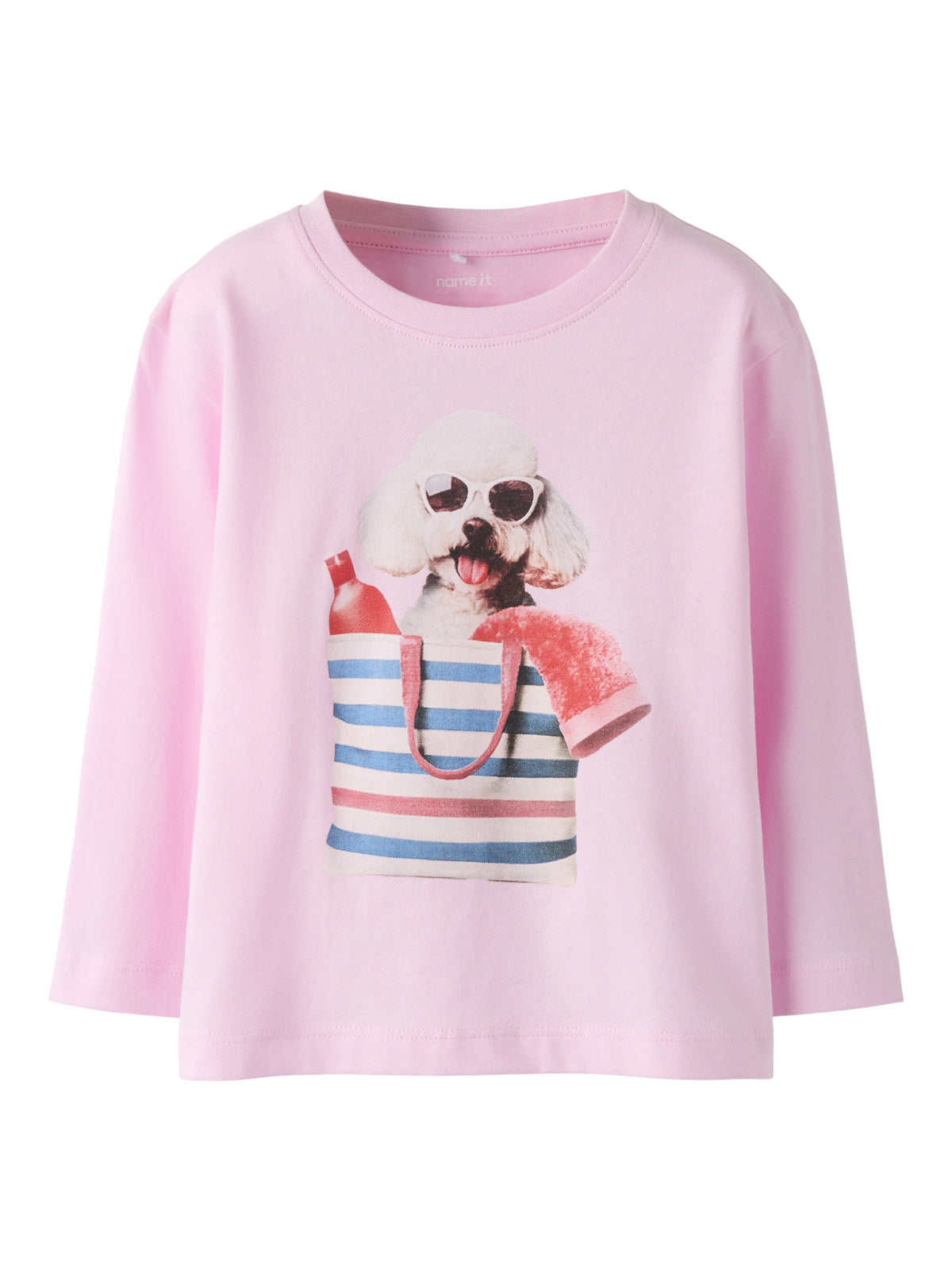 Lyserød - Pirouette/Beach Poodle - Name it - Bluse - Hund - 13238407