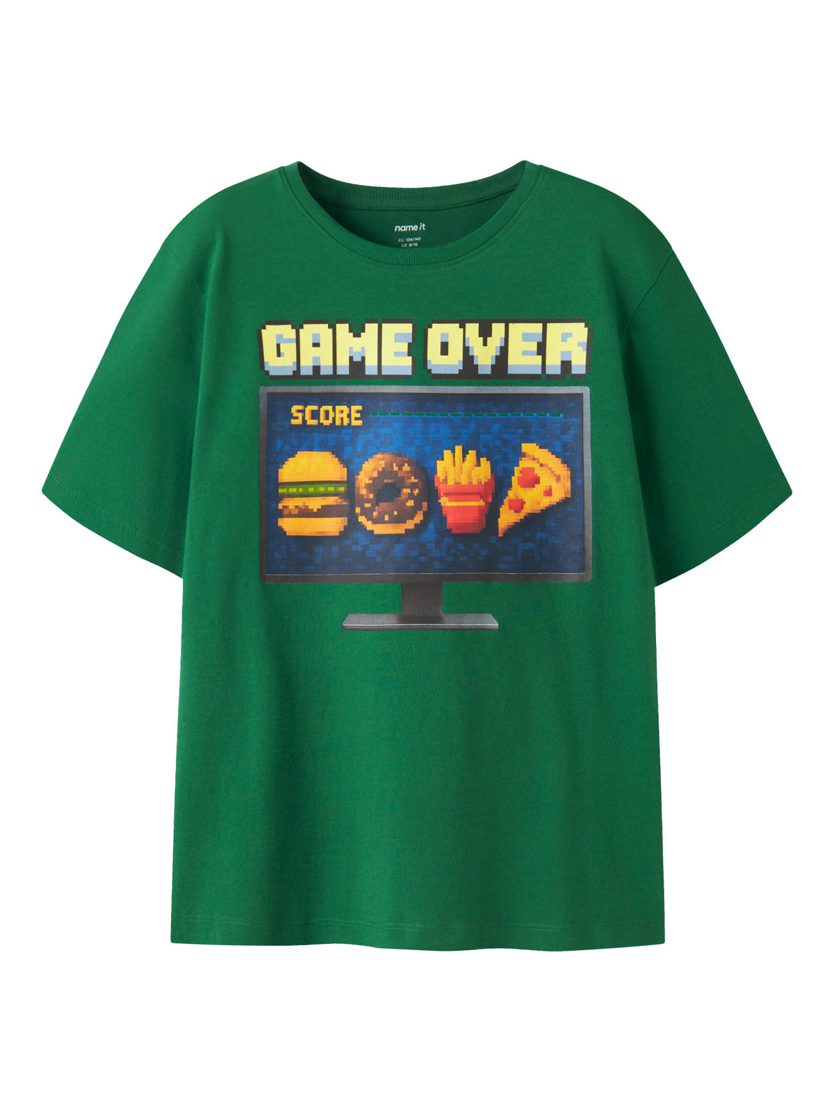 Verdant Green Game Over Bluse fra Name it - 13239070