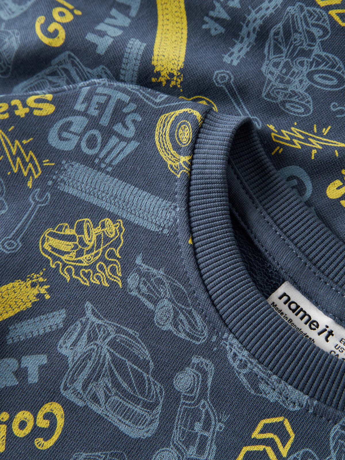 Vintage Indigo Car Speed Sweatshirt fra Name it - 13246360
