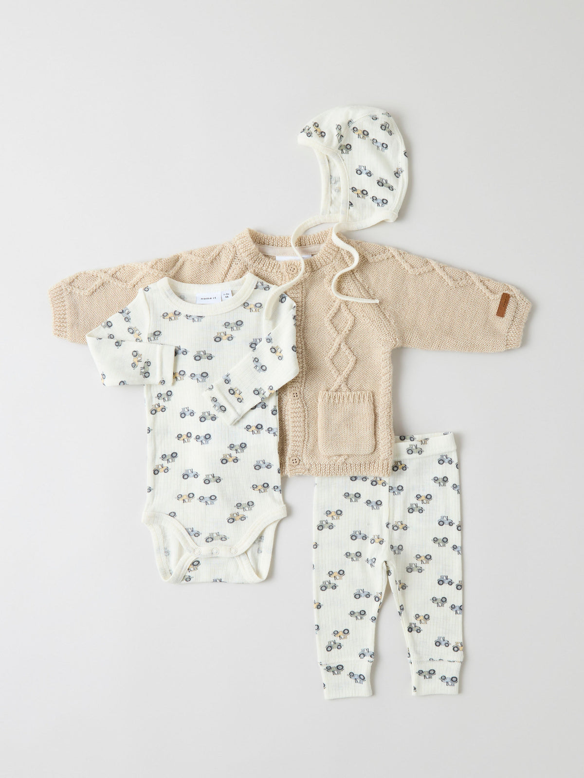 Coconut Milk AOP uld Leggings fra Name it - 13246883