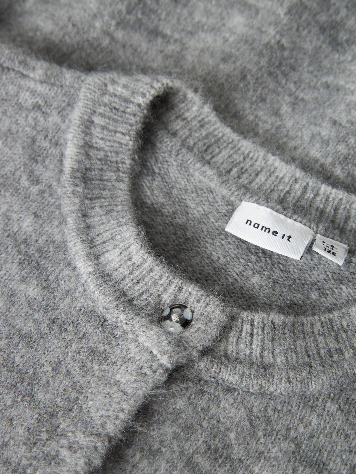 Grey Melange Cardigan,Striktrøje fra Name it - 13251865