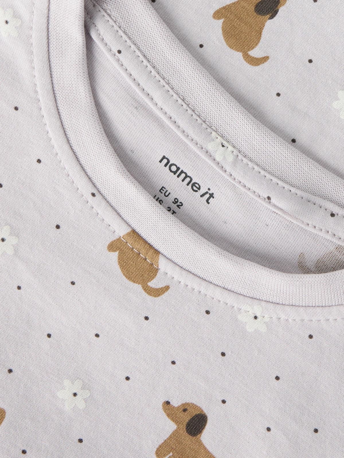 Lilac Marble Dachshunds Bluse fra Name it - 13253205