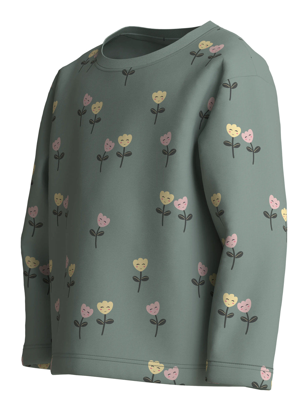 Green Milieu Happy Flowers Bluse fra Name it - 13253205