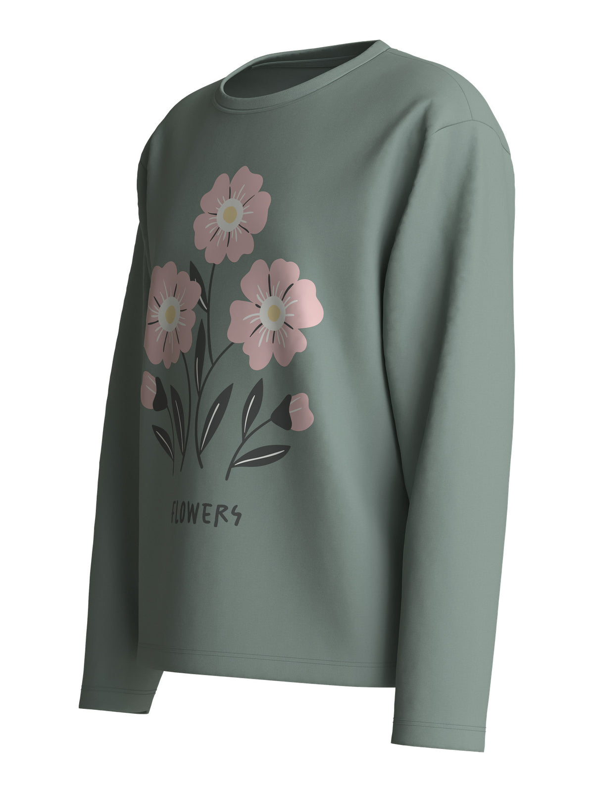 Green Milieu Pink Flowers Bluser fra Name it - 13253211