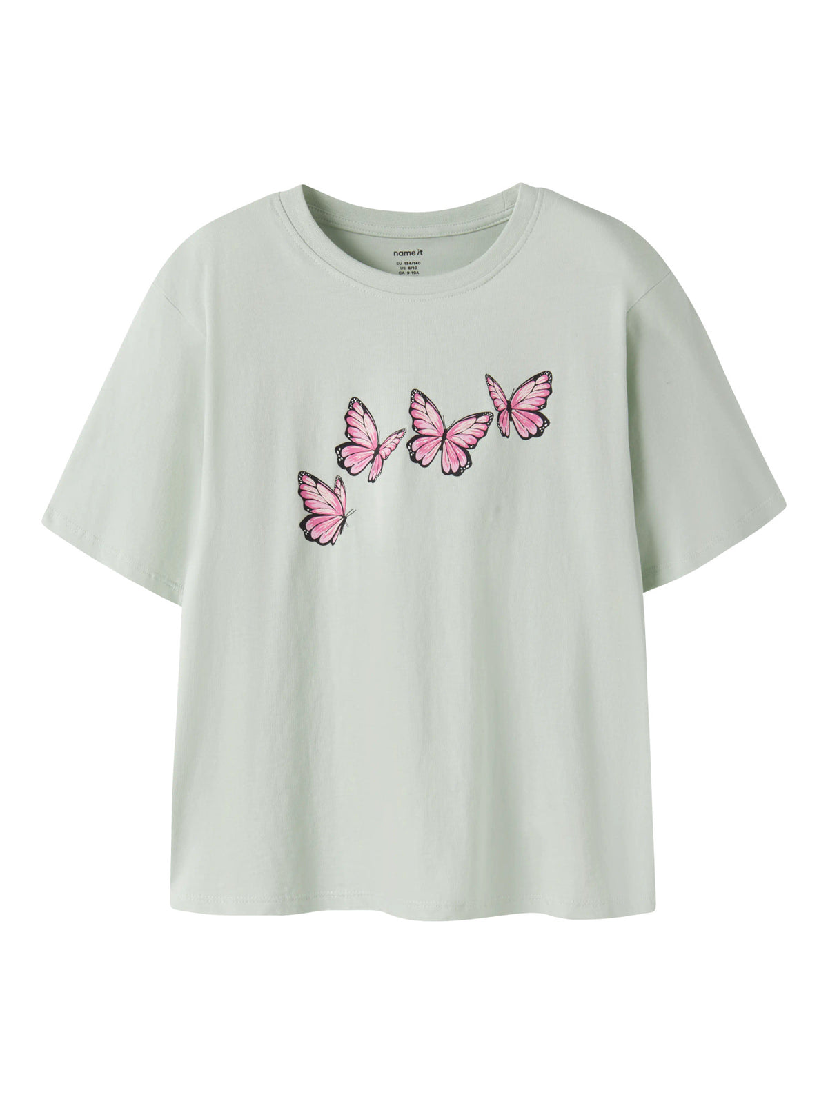 Pale Aqua Butterflies Bluse fra Name it - 13254880