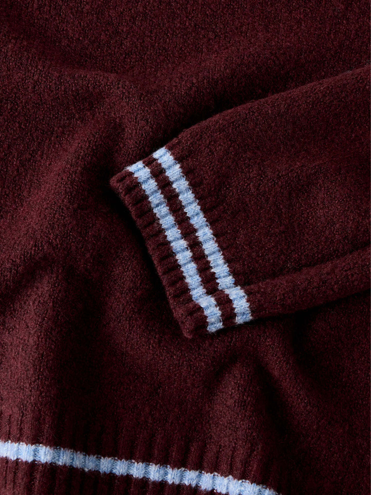 Burgundy Striktrøje fra Name it - 13256152