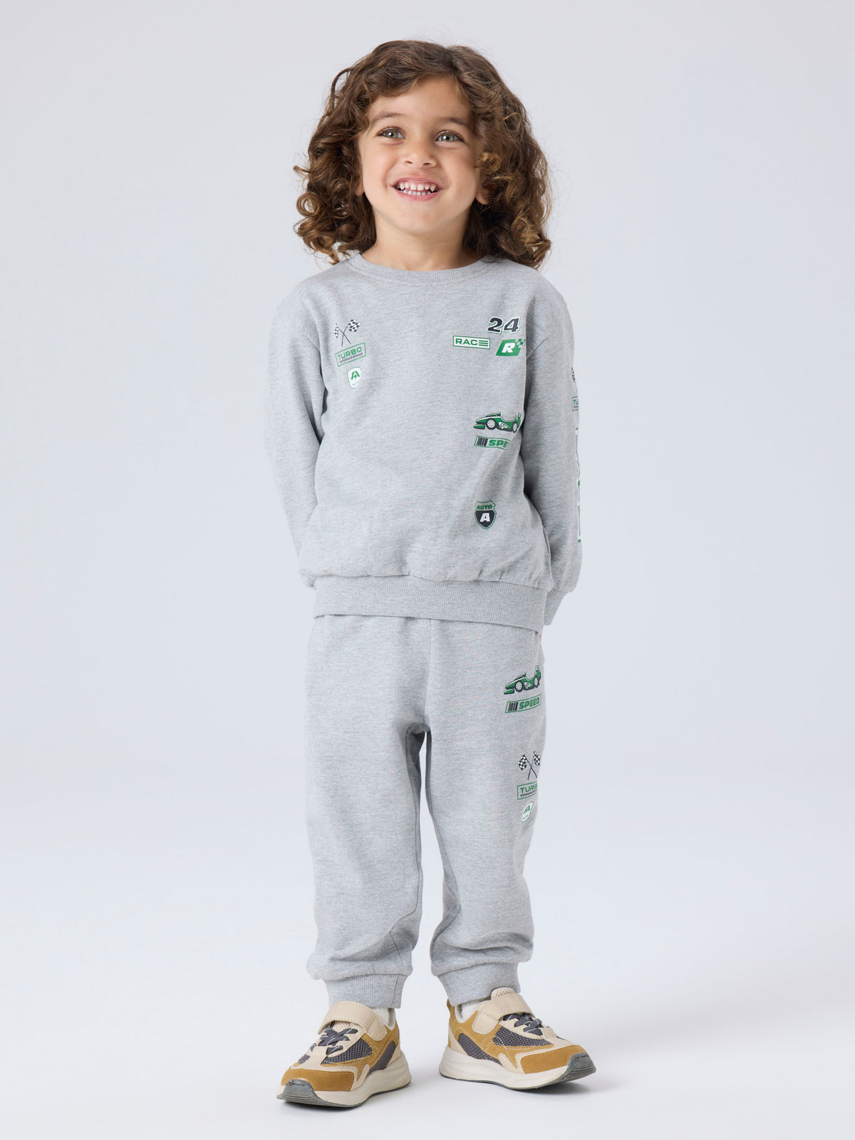 Grey Melange Sweatshirt fra Name it - 13256886