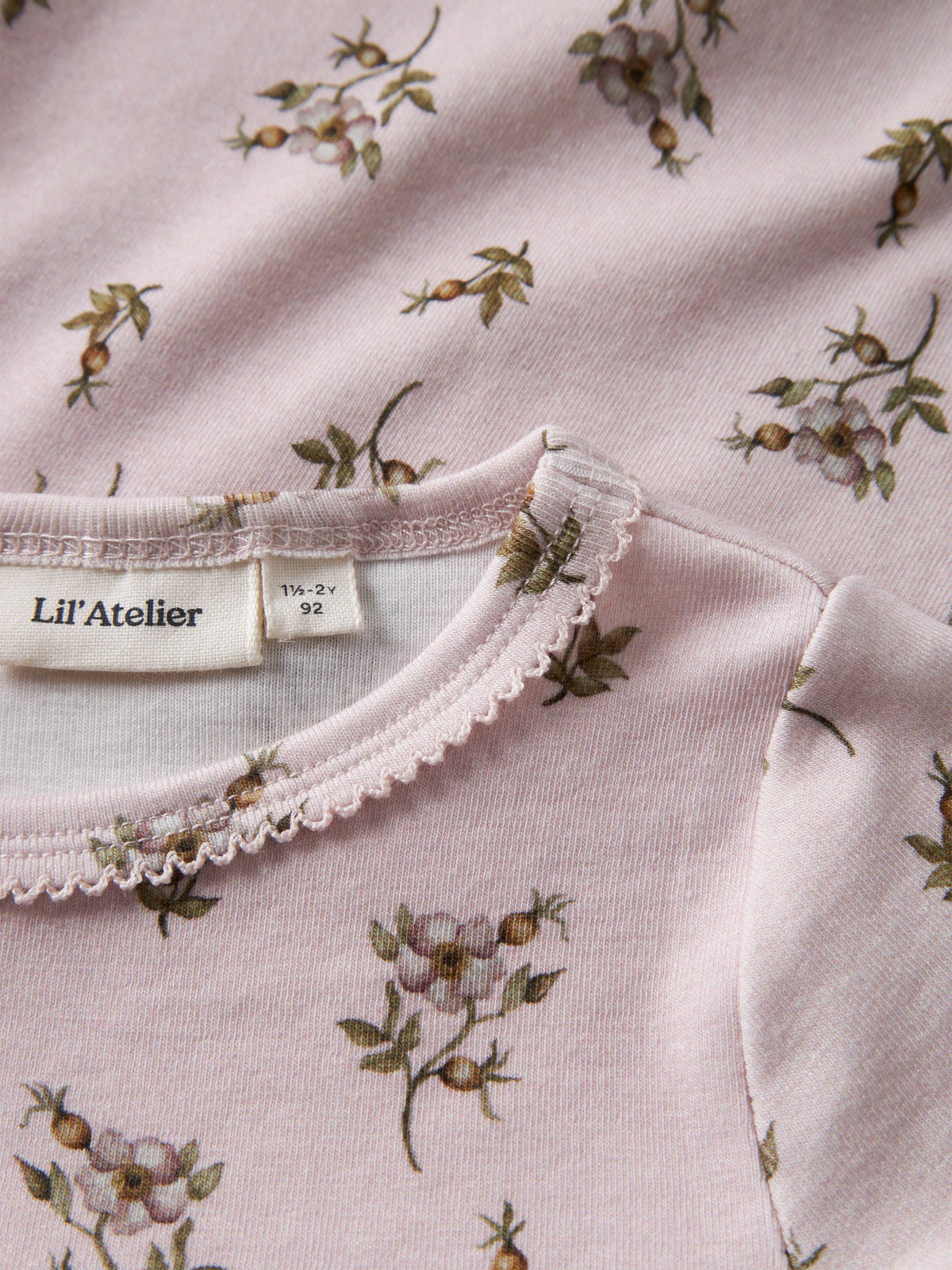 Hushed Violet APPLE ROSE Bluse fra Lil'Atelier - 13257179