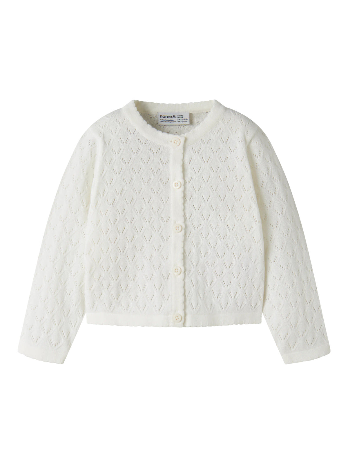 Cloud Dancer Cardigan,Striktrøje fra Name it - 13257337