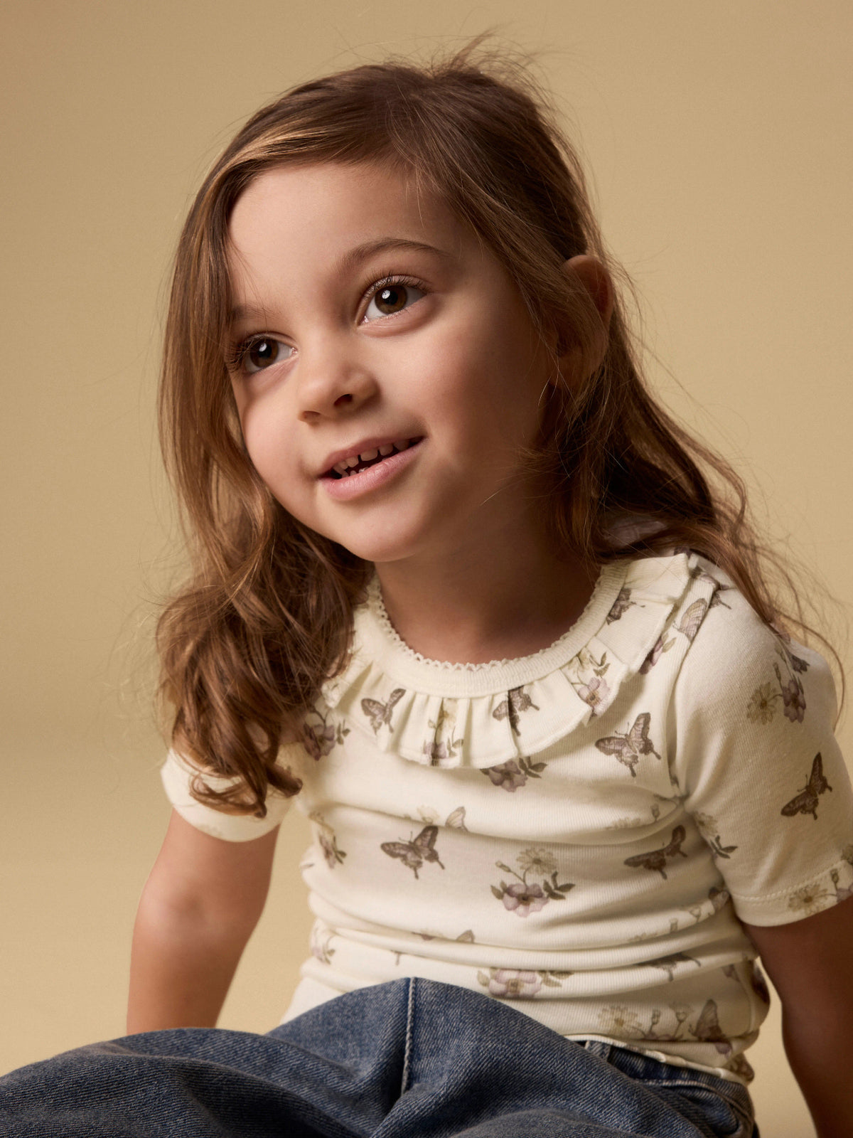 Coconut Milk FLOWER Top fra Lil'Atelier - 13260550
