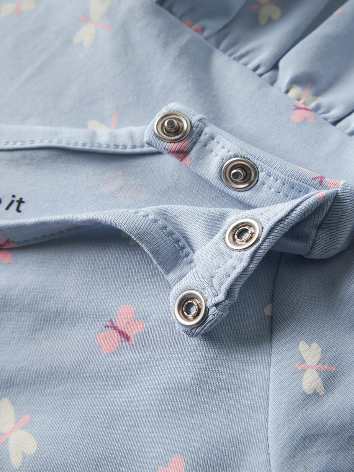 Subdued Blue Butterflies Bluse fra Name it - 13260554