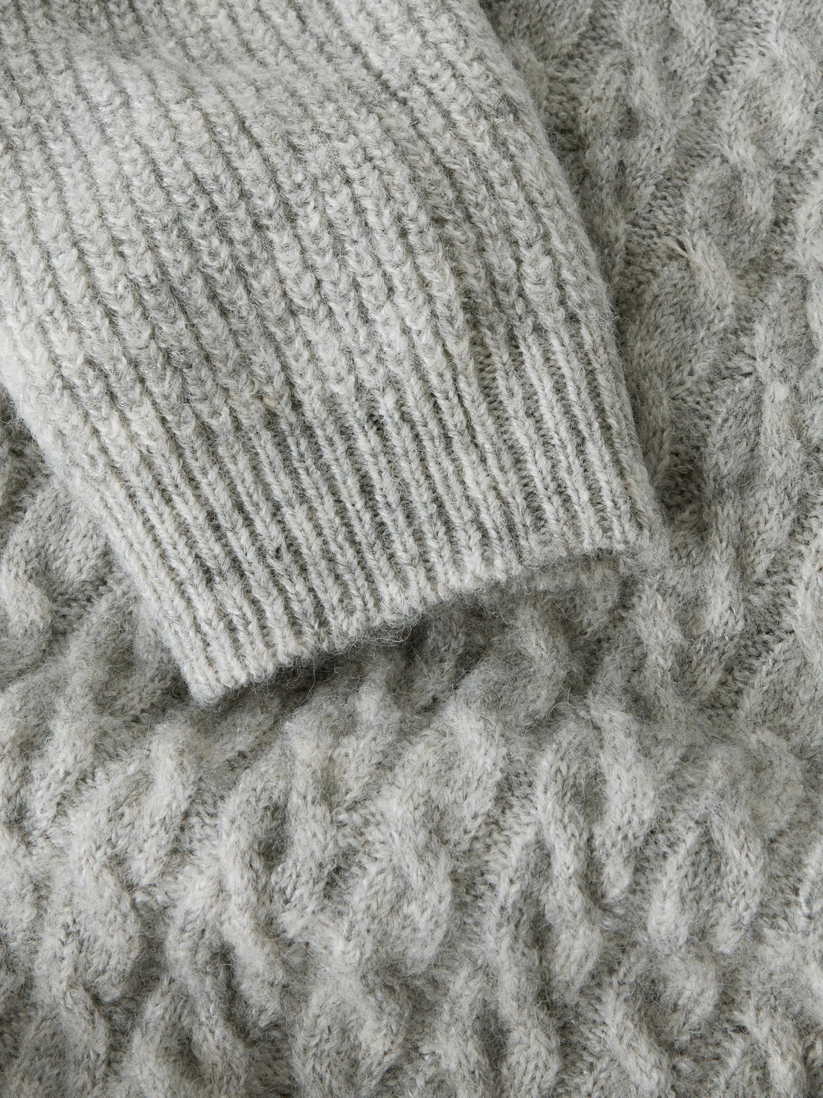 Grey Melange Striktrøje fra Name it - 13264701