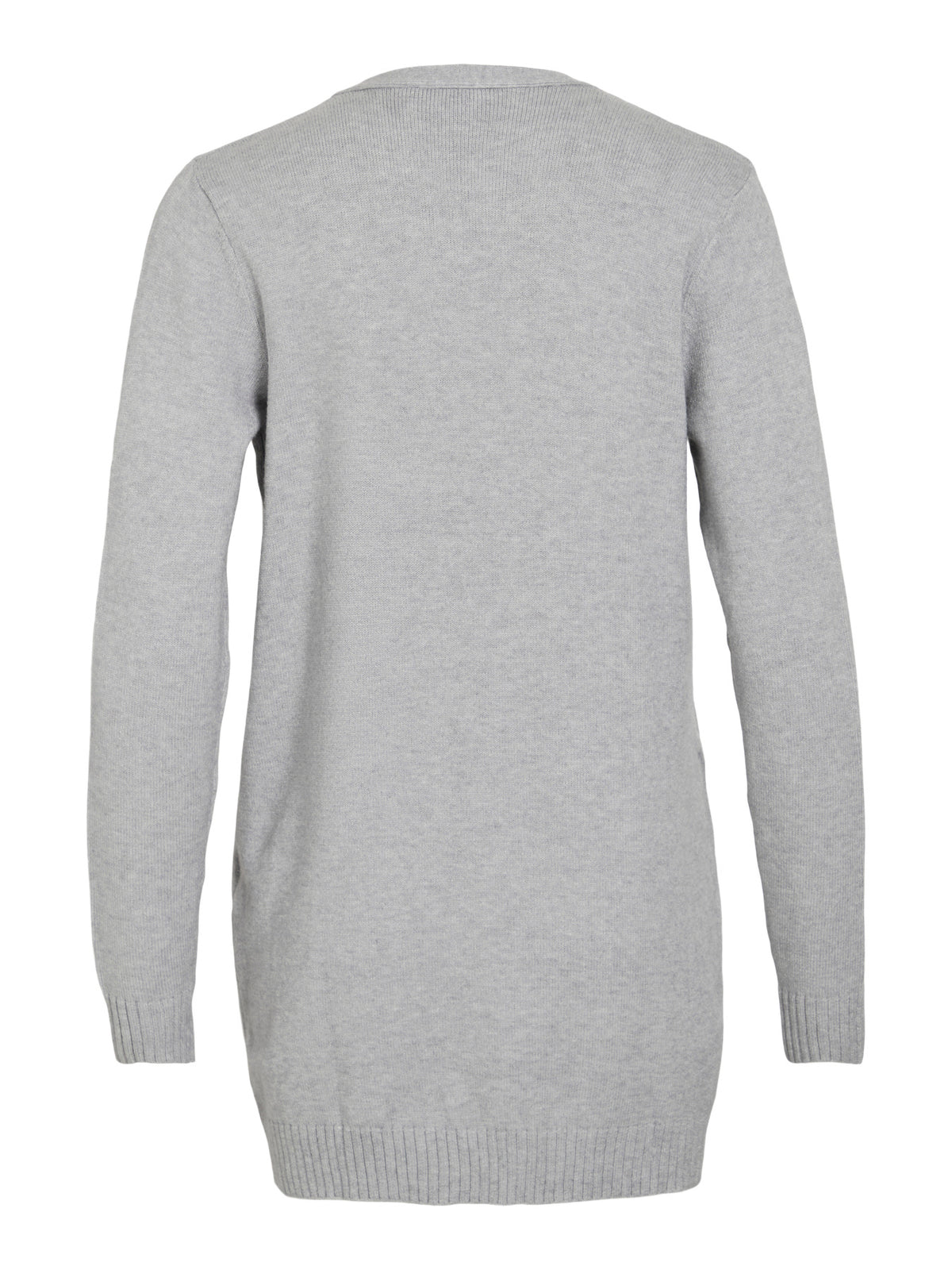 Light Grey Melange Striktrøje fra VILA - 14044041