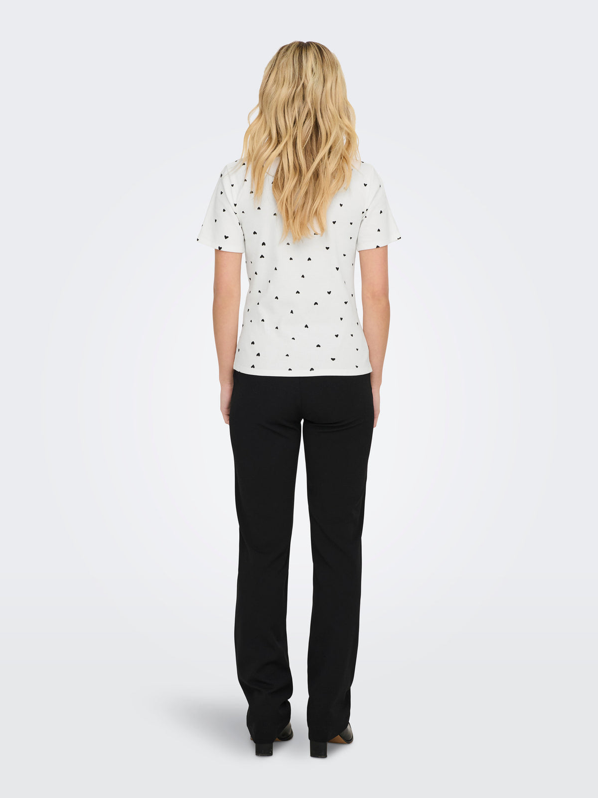 Cloud Dancer BLACK HEARTS Top fra JDY - 15336793