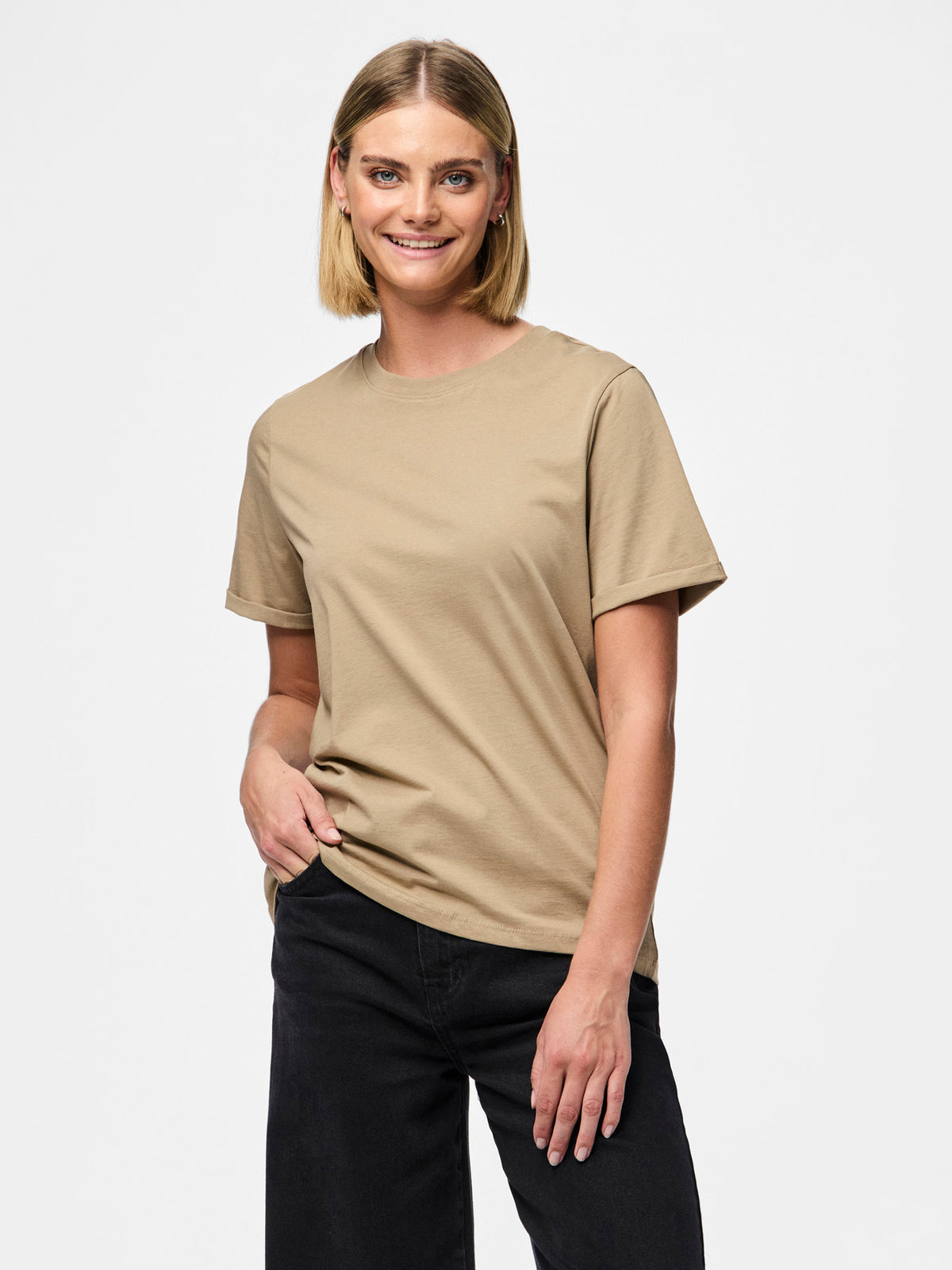 Silver Mink Bluse fra PIECES - 17086970
