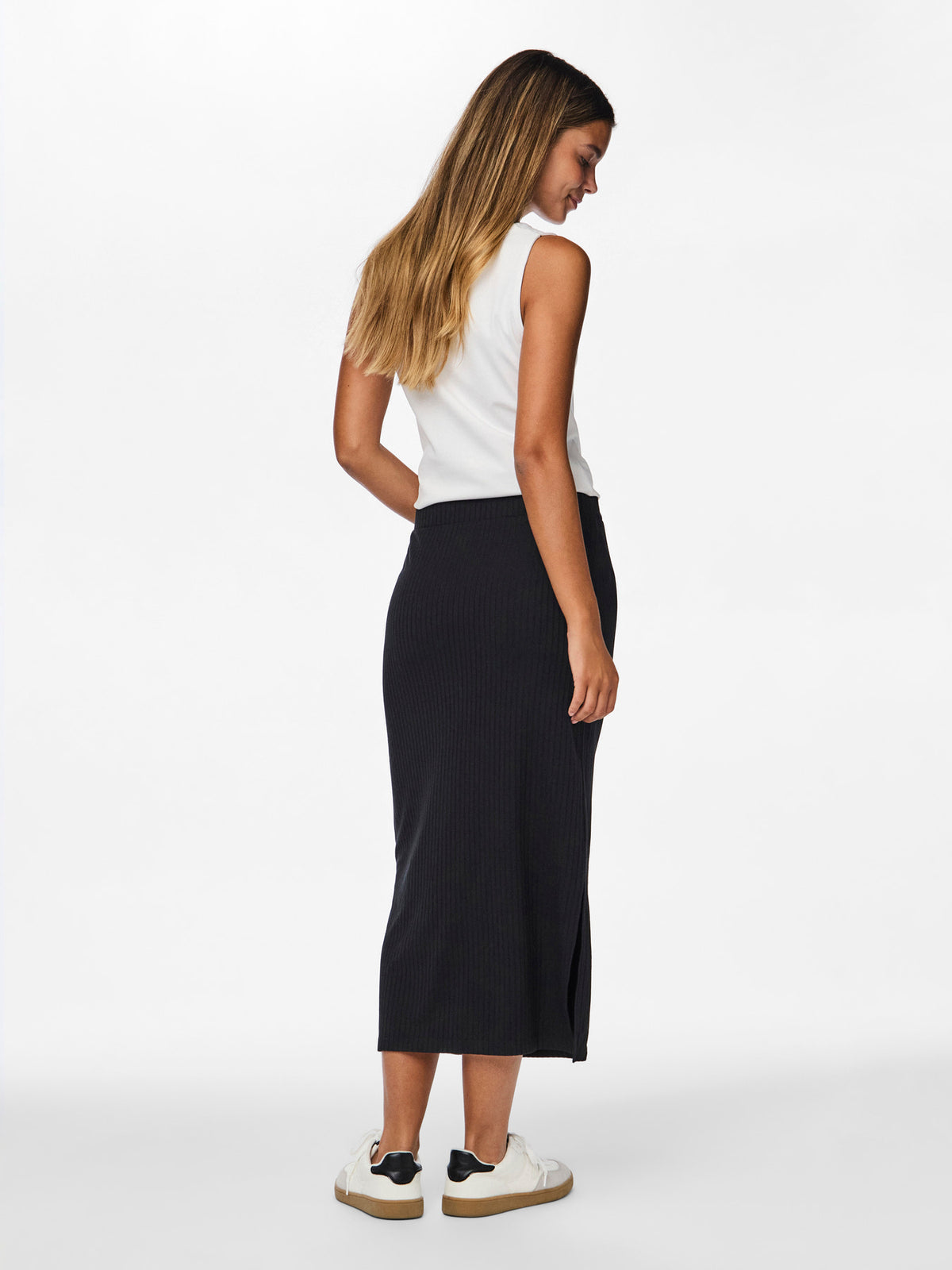 PIECES Black Nederdel - 17101527