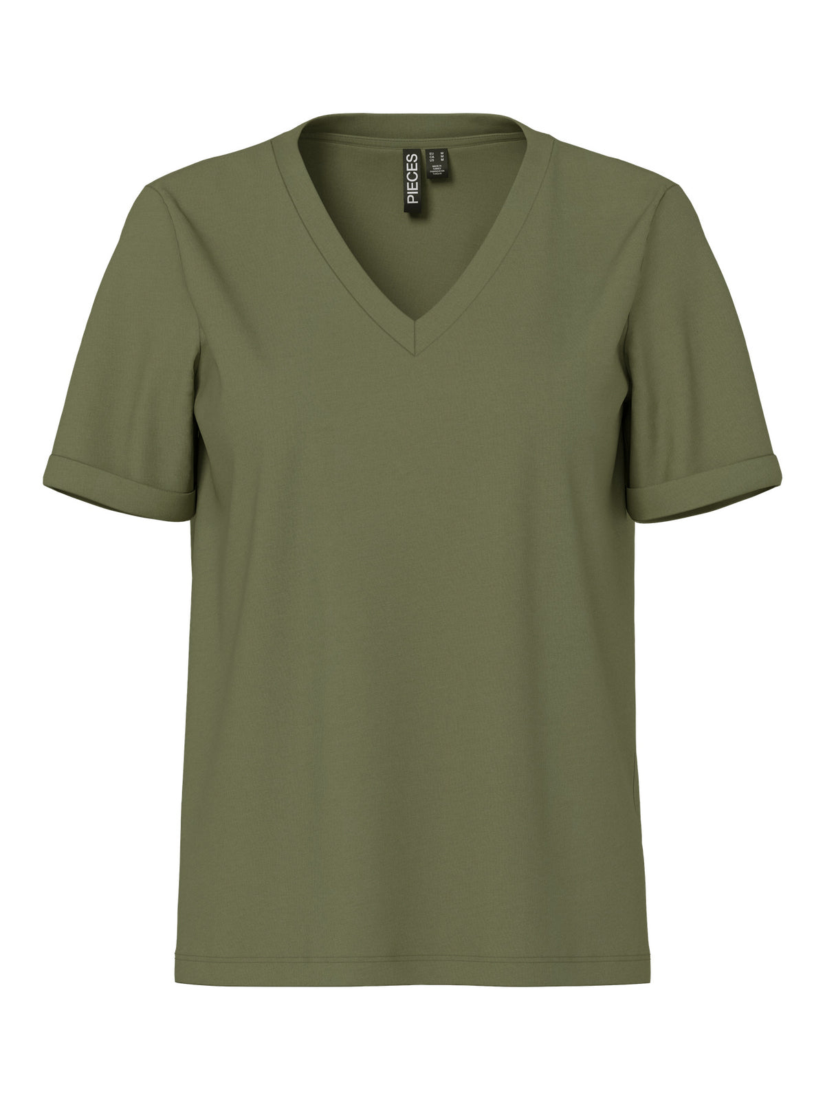 PIECES Deep Lichen Green Bluse - 17120455