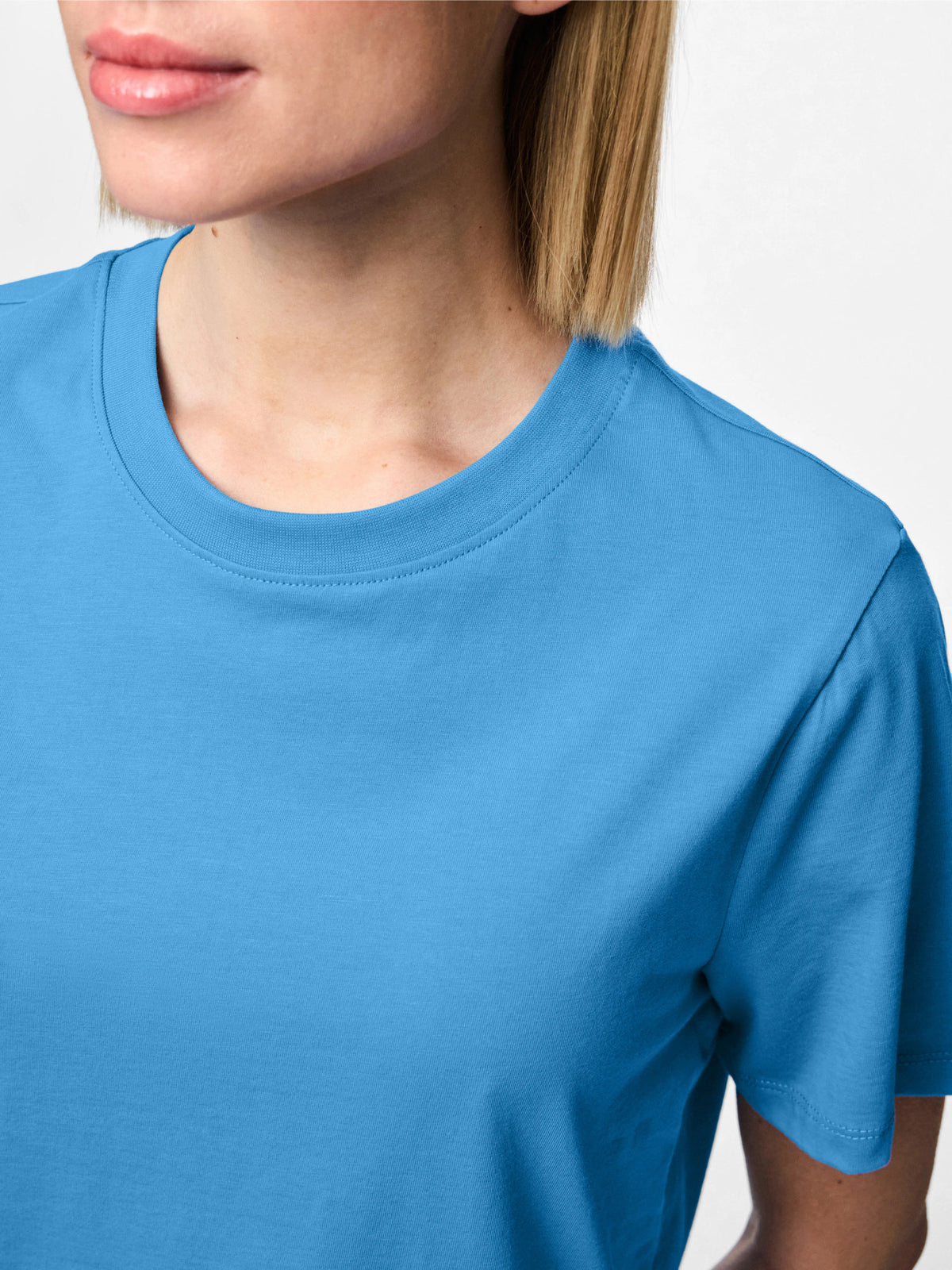 PIECES Azure Blue Bluse - 17140802