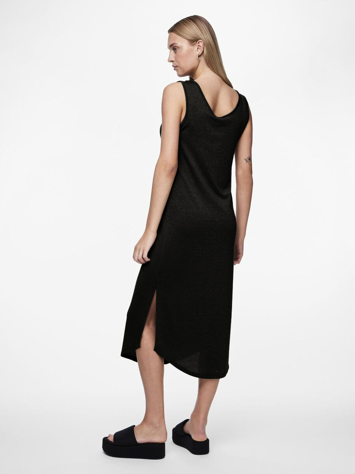 PIECES Black BLACK LUREX Kjole - 17146346