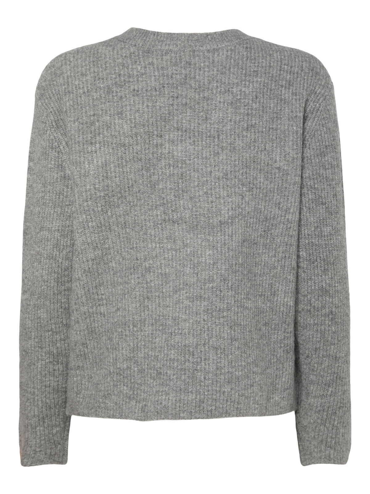 PIECES Medium Grey Melange Cardigan,Striktrøje - 17150235