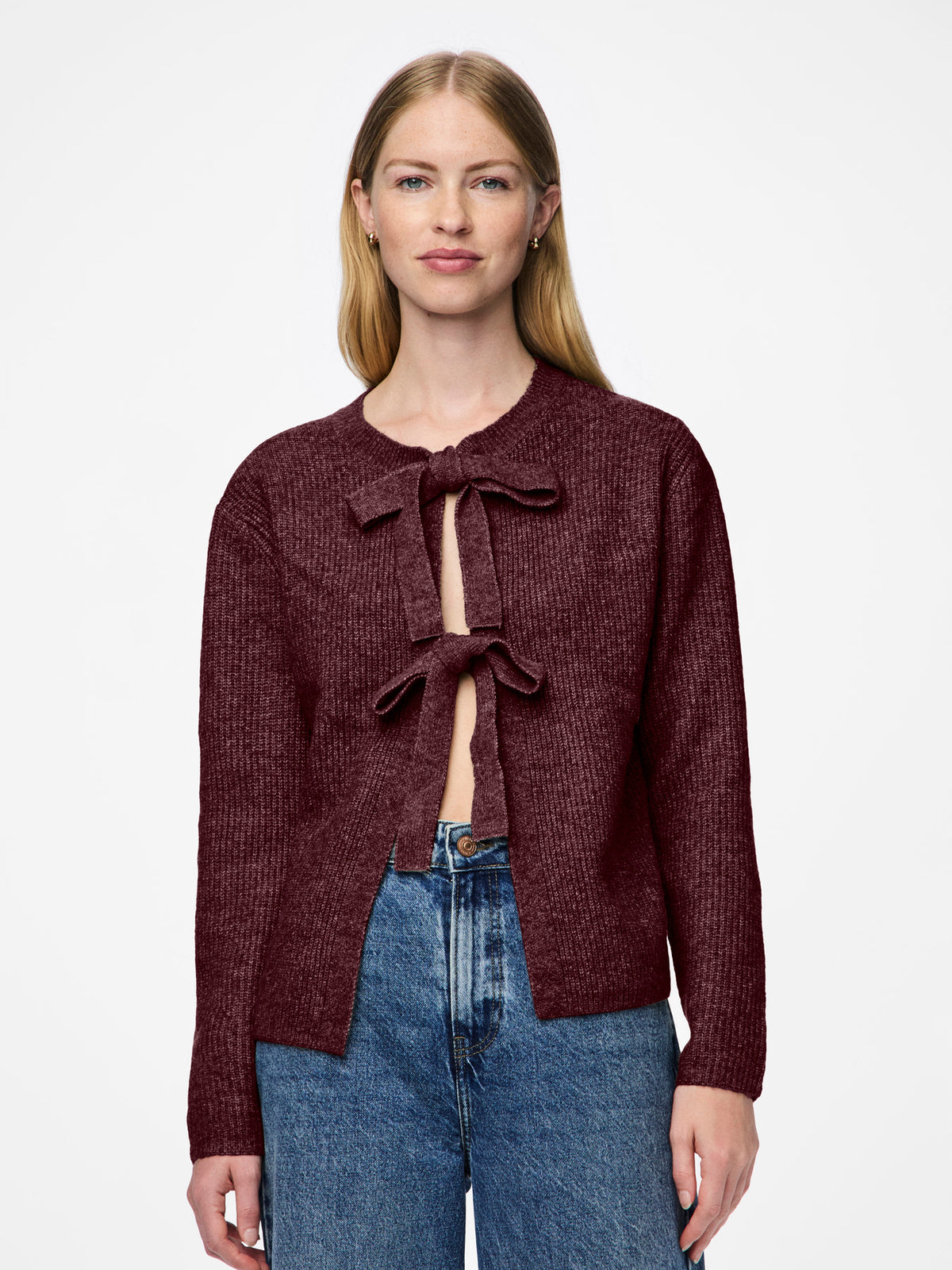 PIECES Tawny Port Cardigan,Striktrøje - 17150235